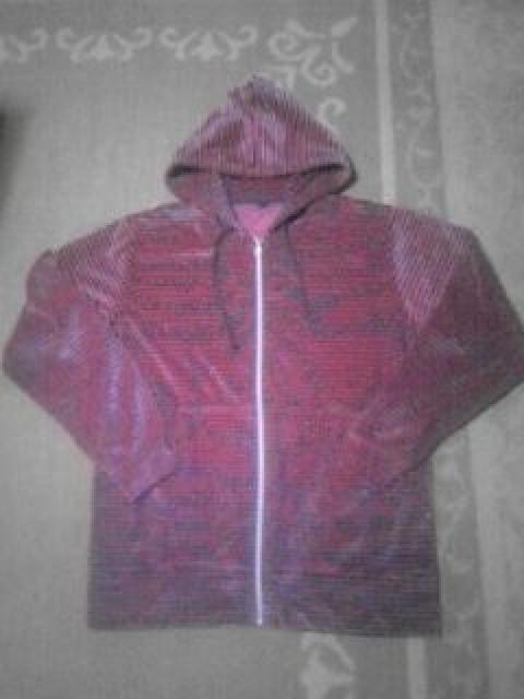 B-BOY.スト系 超美品 ボーダー柄 ベロアパーカー M ピンク < 男性ファッション  B-BOY.スト系 超美品 ボーダー柄 ベロアパーカー M ピンク  < 男性ファッションの