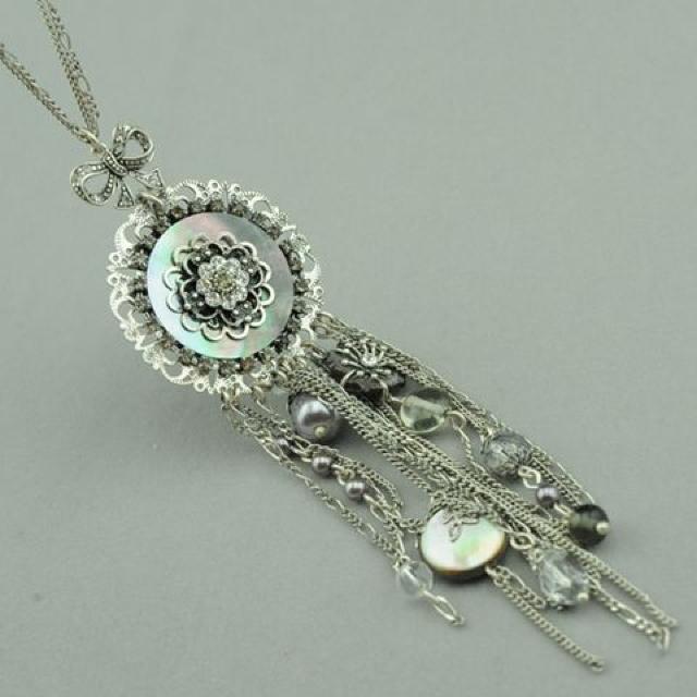 新品bohmゴスロリ姫系アンティーク調ゴシック花ネックレス < 女性アクセサリー/時計  新品bohmゴスロリ姫系アンティーク調ゴシック花ネックレス  < 女性アクセサリー/時計の