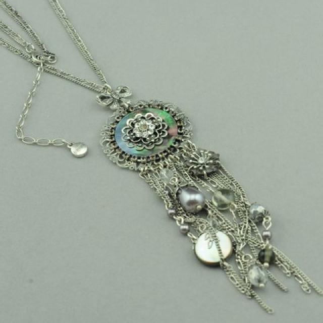 新品bohmゴスロリ姫系アンティーク調ゴシック花ネックレス < 女性アクセサリー/時計  新品bohmゴスロリ姫系アンティーク調ゴシック花ネックレス < 女性アクセサリー/時計の