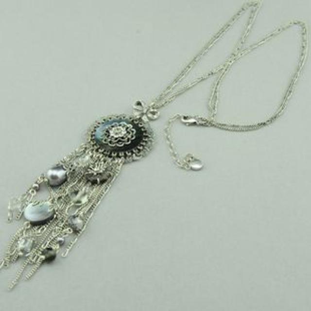 新品bohmゴスロリ姫系アンティーク調ゴシック花ネックレス < 女性アクセサリー/時計  新品bohmゴスロリ姫系アンティーク調ゴシック花ネックレス < 女性アクセサリー/時計の