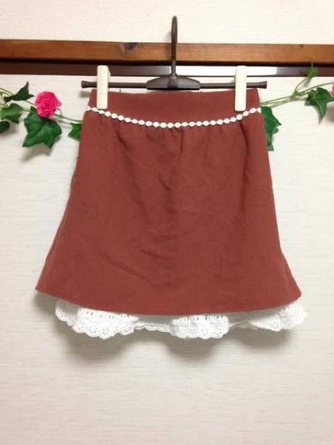 titty&Co★ティティー&コー★オレンジ レース スカート フリー < ブランド  titty&Co★ティティー&コー★オレンジ レース スカート フリー  < ブランドの