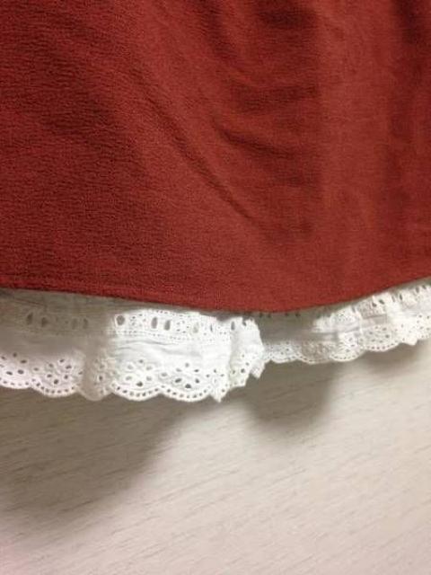 titty&Co★ティティー&コー★オレンジ レース スカート フリー < ブランド  titty&Co★ティティー&コー★オレンジ レース スカート フリー < ブランドの