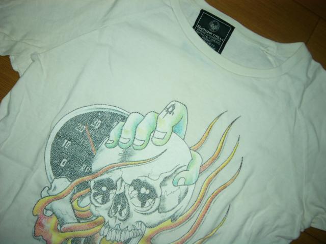 バックボーンBACKBONEカットソー5分丈Tシャツ・スカルロゴ < ブランド バックボーンBACKBONEカットソー5分丈Tシャツ・スカルロゴ < ブランドの