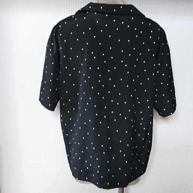 サマンサモスモス ブルー★ドット柄 プルオーバー シャツ < ブランド  サマンサモスモス ブルー★ドット柄 プルオーバー シャツ < ブランドの