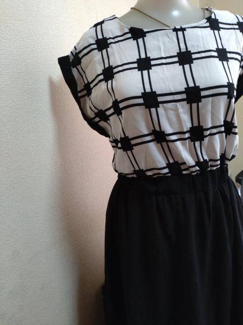 ロングシフォンワンピース。Lサイズ < 女性ファッション  ロングシフォンワンピース。Lサイズ < 女性ファッションの