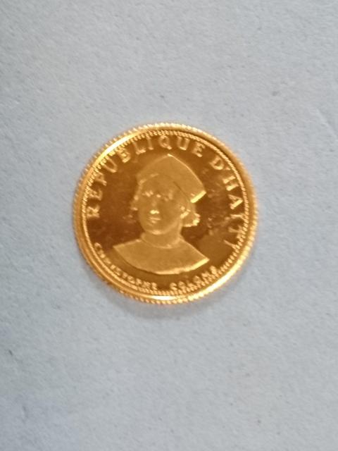 ハイチ クリストファーコロンブス 金貨 希少 915枚 < ホビー  ハイチ クリストファーコロンブス 金貨 希少 915枚  < ホビーの