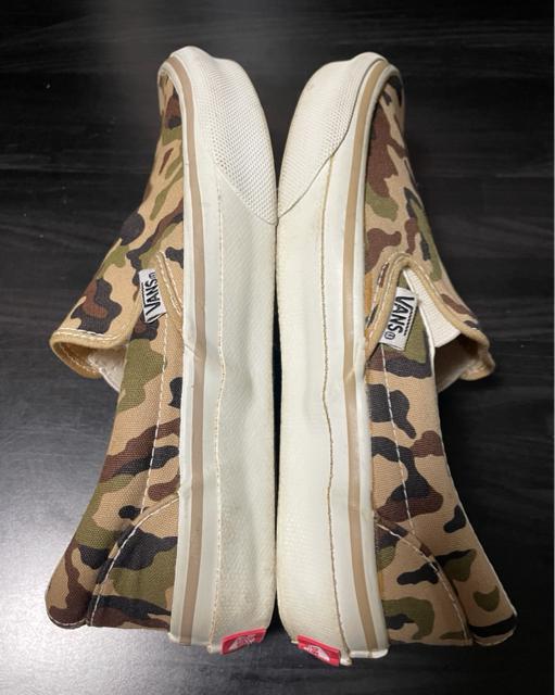 VANS SLIP ON V98 BEIGE.CAMO CANVAS バンズ スリッポン ベージュカモ 23cm レディース 限定 < ブランド  VANS SLIP ON V98 BEIGE.CAMO CANVAS バンズ スリッポン ベージュカモ 23cm レディース 限定 < ブランドの