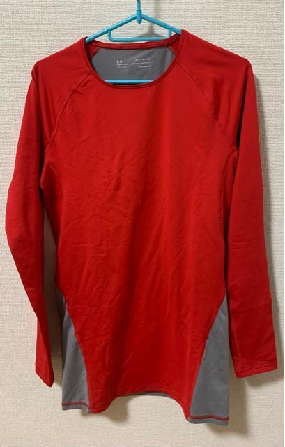 Under Armour ColdGear アンダーアーマー コンプレッションシャツ インナー レッド XLサイズ < ブランド Under Armour ColdGear アンダーアーマー コンプレッションシャツ インナー レッド XLサイズ < ブランドの
