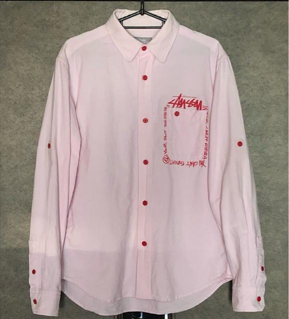 《STUSSY》長袖シャツ ステューシー ヴィンテージ OLD 古着 オールド USED スト系 street 裏原系 90s < ブランド  《STUSSY》長袖シャツ ステューシー ヴィンテージ OLD 古着 オールド USED スト系 street 裏原系 90s  < ブランドの