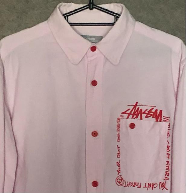 《STUSSY》長袖シャツ ステューシー ヴィンテージ OLD 古着 オールド USED スト系 street 裏原系 90s < ブランド  《STUSSY》長袖シャツ ステューシー ヴィンテージ OLD 古着 オールド USED スト系 street 裏原系 90s < ブランドの