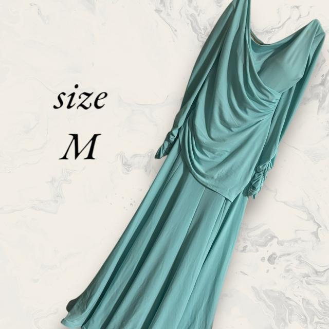 社交ダンスドレス M ミントグリーン ドレープデザイン < レジャー/スポーツ 社交ダンスドレス M ミントグリーン ドレープデザイン < レジャー/スポーツの