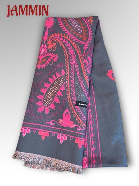 ペーズリー柄カシミヤストール カシミヤストール アジアン エスニック マフラー < 女性ファッション  ペーズリー柄カシミヤストール カシミヤストール アジアン エスニック マフラー  < 女性ファッションの