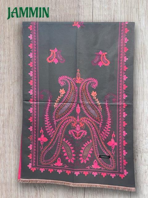 ペーズリー柄カシミヤストール カシミヤストール アジアン エスニック マフラー < 女性ファッション  ペーズリー柄カシミヤストール カシミヤストール アジアン エスニック マフラー < 女性ファッションの