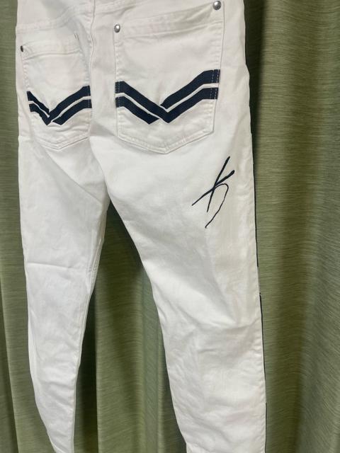 Karl Kani カールカナイ スキニーパンツ ゴルフパンツ白 サイズ32 L ストレッチ パンツ ジーンズ ホワイト 白 < ブランド Karl Kani カールカナイ スキニーパンツ ゴルフパンツ白 サイズ32 L ストレッチ パンツ ジーンズ ホワイト 白 < ブランドの