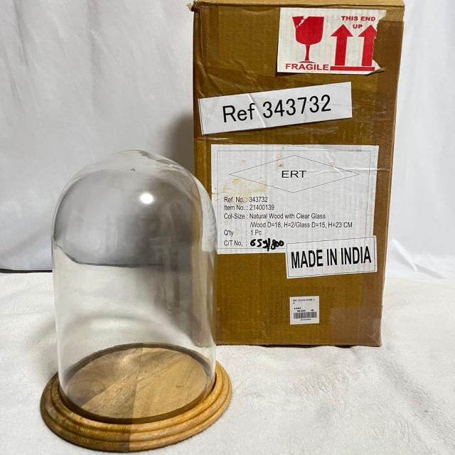 未使用 縦長 大型 ガラスドーム ガラスケース 木製台 高さ約23cm C GLASS DOME < インテリア/ライフ 未使用 縦長 大型 ガラスドーム ガラスケース 木製台 高さ約23cm C GLASS DOME < インテリア/ライフの