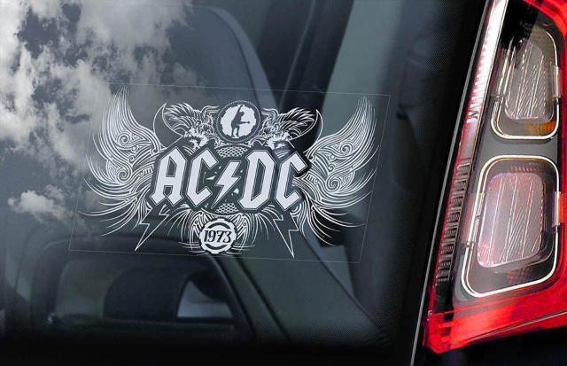 AC/DC A O@J[XebJ[ 165~100mm O\ J[ XebJ[ EChE V[ Rock bNoh  /oCN