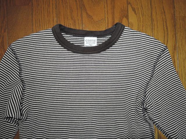 COOTIE PRODUCTIONS クーティー ワッフル ロンTシャツ S サーマル カットソー 長袖Tシャツ < ブランド  COOTIE PRODUCTIONS クーティー ワッフル ロンTシャツ S サーマル カットソー 長袖Tシャツ < ブランドの