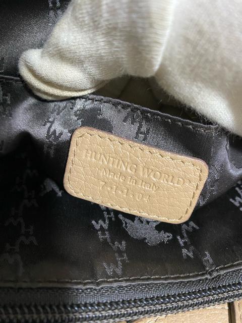 【良品】HUNTING WORLD ハンティングワールド トートバッグ 肩掛け < ブランド  【良品】HUNTING WORLD ハンティングワールド トートバッグ 肩掛け < ブランドの