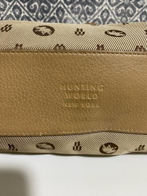 【良品】HUNTING WORLD ハンティングワールド トートバッグ 肩掛け < ブランド  【良品】HUNTING WORLD ハンティングワールド トートバッグ 肩掛け < ブランドの
