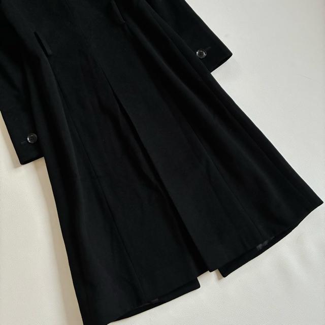 ◆美品◆ルスーク◆カシミヤ100%ロングコート◆ステンカラー◆ブラック黒◆S◆ < ブランド ◆美品◆ルスーク◆カシミヤ100%ロングコート◆ステンカラー◆ブラック黒◆S◆ < ブランドの