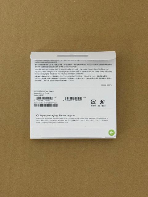 ���V�i���J�� Apple AirTag 1�p�b�N mx532zp/a �Y�ꕨ�h�~�^�O �� �Ɠd/AV�� 