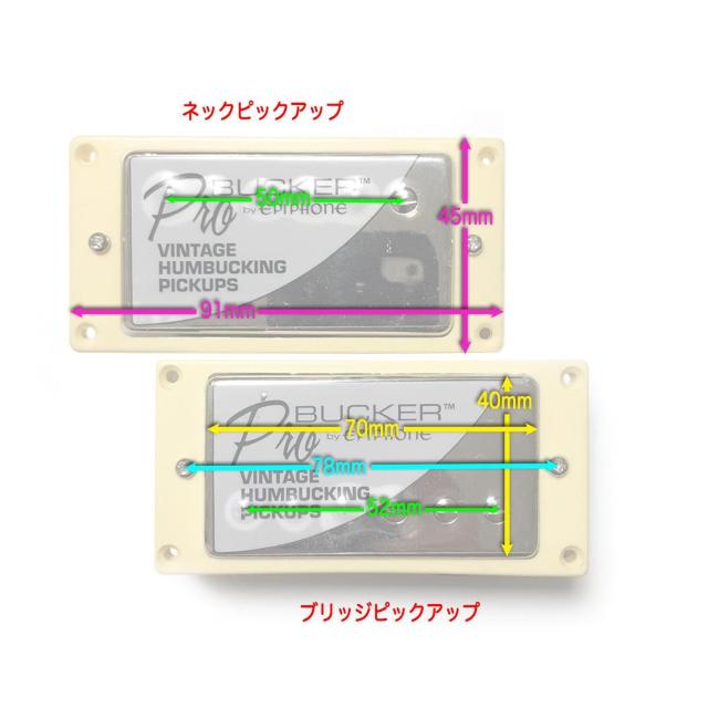 Epiphone ProBucker 2�E3 �� �z���ς݃n�[�l�X�Z�b�g�@�N���[�� �� �z�r�[�� 