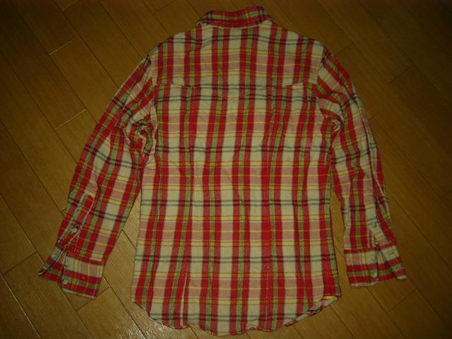 TMTチェックネルシャツM赤系ダメージ加工 < ブランド  TMTチェックネルシャツM赤系ダメージ加工 < ブランドの