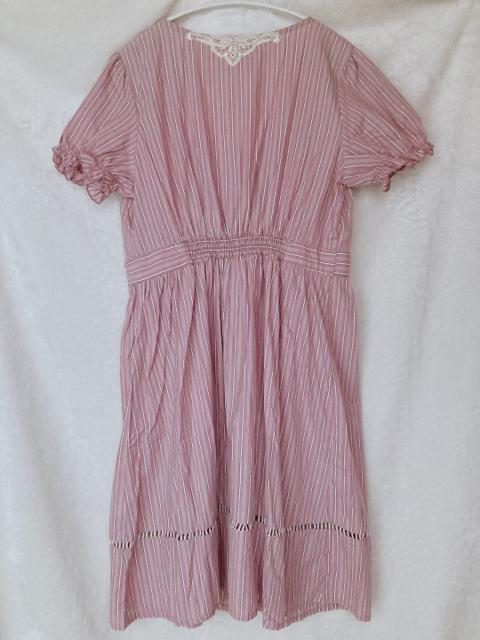 axes femme 前あき パールボタン レース襟 半袖 ワンピース M はおり N2m < ブランド  axes femme 前あき パールボタン レース襟 半袖 ワンピース M はおり N2m < ブランドの