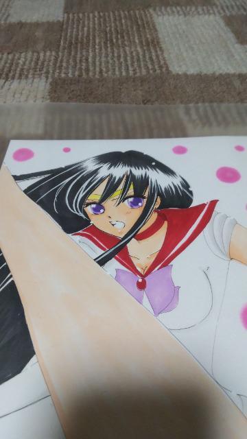 手描きイラスト セーラーマーズ キック < アニメ/コミック/キャラクター  手描きイラスト セーラーマーズ キック  < アニメ/コミック/キャラクターの