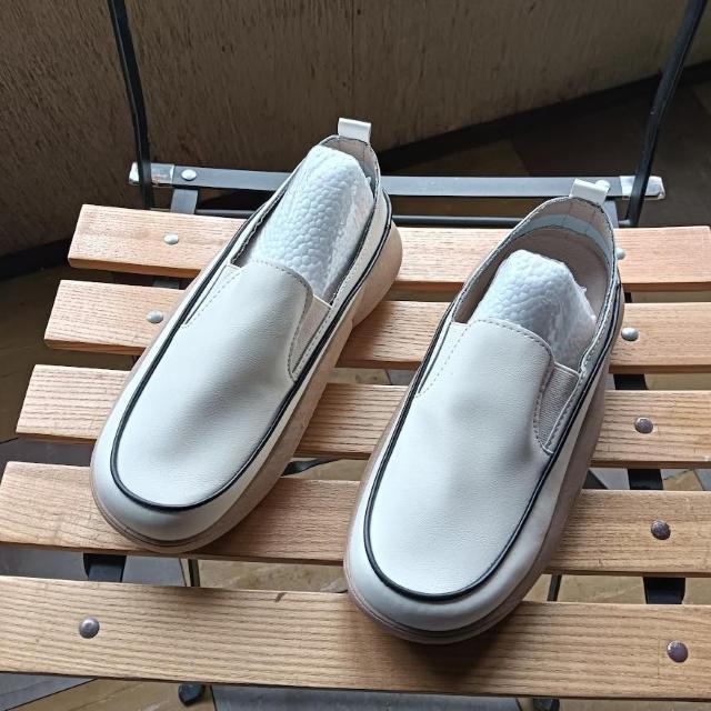 新品 24.5cm レディース 婦人 ホワイト シューズ 靴 ローカット < 女性ファッション  新品 24.5cm レディース 婦人 ホワイト シューズ 靴 ローカット  < 女性ファッションの