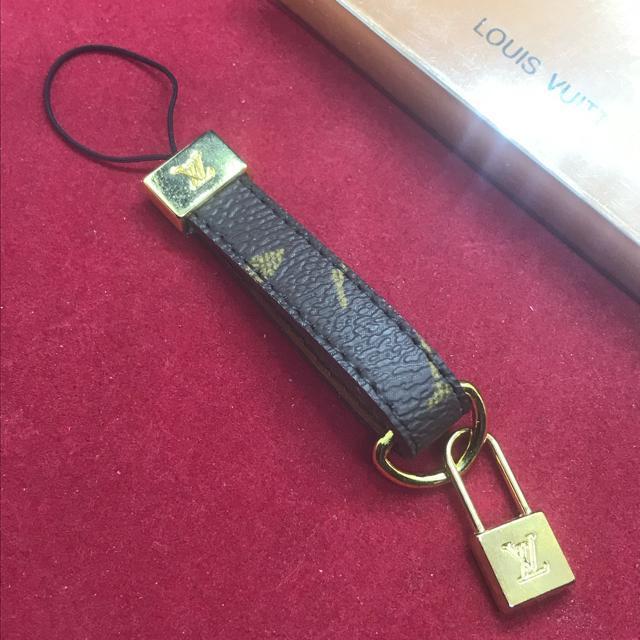 美品 正規品 ルイヴィトン モノグラム パドロック付きストラップ < ブランド  美品 正規品 ルイヴィトン モノグラム パドロック付きストラップ < ブランドの
