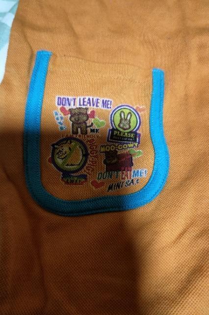 ★新品袖無しオレンジロンパース70 < キッズ/ベビー  ★新品袖無しオレンジロンパース70 < キッズ/ベビーの