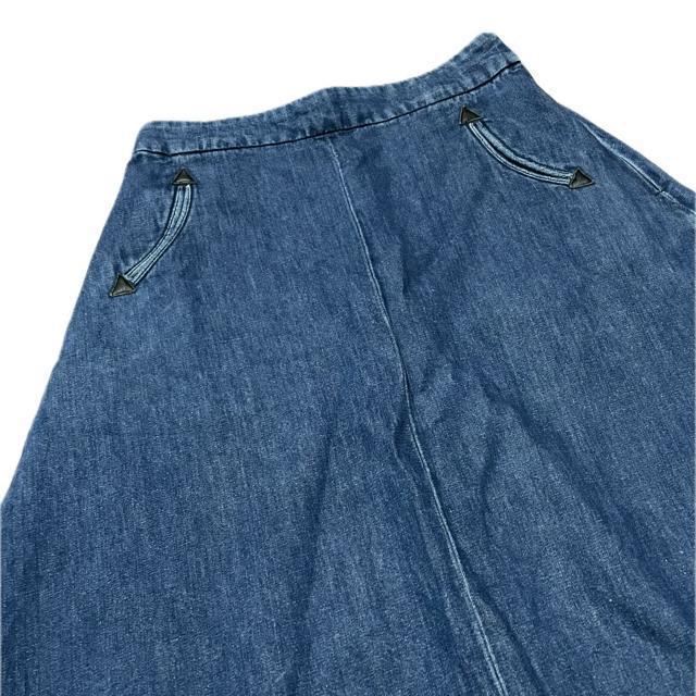 HYSTERIC GLAMOUR デニム 膝丈 フレア スカート < 女性ファッション HYSTERIC GLAMOUR デニム 膝丈 フレア スカート < 女性ファッションの