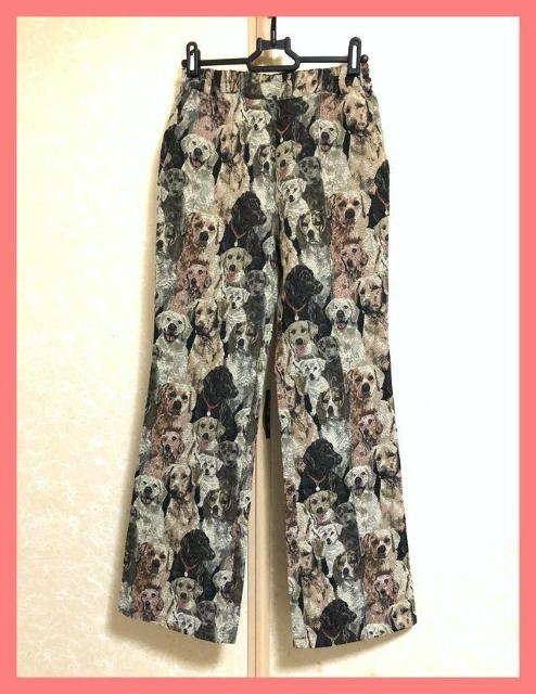 ☆WC☆未使用激レア♪ゴブラン織りゴールデンラブラドールドッグ柄フレアパンツ☆ < ブランド ☆WC☆未使用激レア♪ゴブラン織りゴールデンラブラドールドッグ柄フレアパンツ☆ < ブランドの