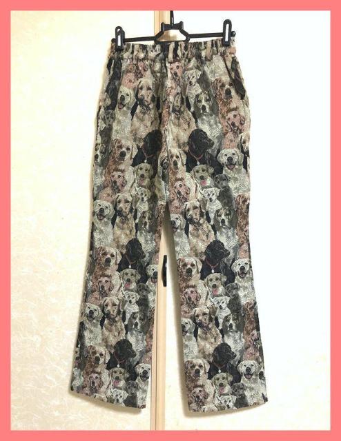 ☆WC☆未使用激レア♪ゴブラン織りゴールデンラブラドールドッグ柄フレアパンツ☆ < ブランド ☆WC☆未使用激レア♪ゴブラン織りゴールデンラブラドールドッグ柄フレアパンツ☆ < ブランドの