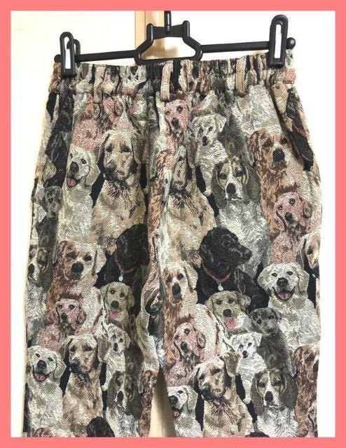 ☆WC☆未使用激レア♪ゴブラン織りゴールデンラブラドールドッグ柄フレアパンツ☆ < ブランド ☆WC☆未使用激レア♪ゴブラン織りゴールデンラブラドールドッグ柄フレアパンツ☆ < ブランドの