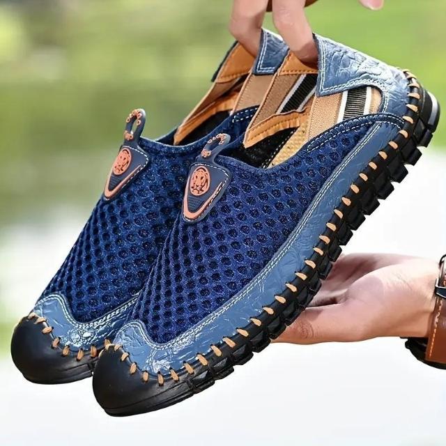 超お買い得2490円★CLOHOO メンズ メッシュ通気性抜群サンダル、軽量、滑り止め、春夏 26.5cm 青 < 男性ファッション  超お買い得2490円★CLOHOO メンズ メッシュ通気性抜群サンダル、軽量、滑り止め、春夏 26.5cm 青 < 男性ファッションの