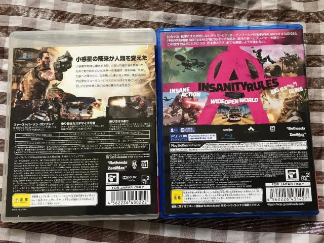 PS3 RAGE PS4 RAGE2 セット < ゲーム本体/ソフト PS3 RAGE PS4 RAGE2 セット < ゲーム本体/ソフトの