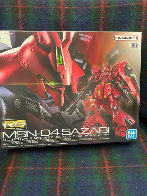 RG MSN-04 SAZABI 1/144ygiz @mK_   zr[ 