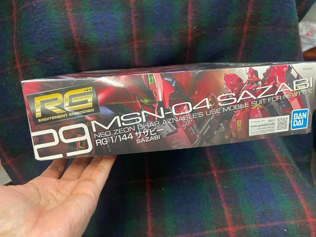 RG MSN-04 SAZABI 1/144ygiz @mK_  zr[ 