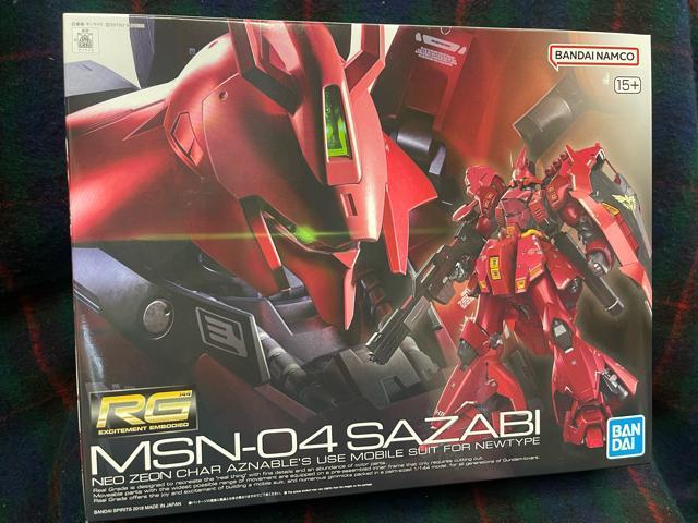 RG MSN-04 SAZABI 1/144ygiz @mK_  zr[ 