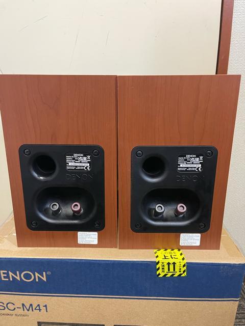 DENON SC-M41 ペア スピーカー ソフトドームツイーター デノン 音響 機器 オーディオ アンプ付き ブックシェルフ型 < 家電/AV DENON SC-M41 ペア スピーカー ソフトドームツイーター デノン 音響 機器 オーディオ アンプ付き ブックシェルフ型 < 家電/AVの