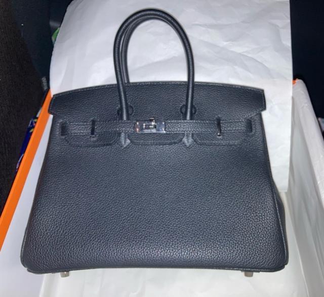HERMES �o�[�L�� 25 �g�S �u���b�N �V���o�[���� K����  �� �u�����h�� 