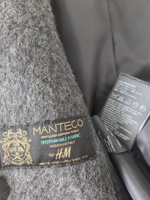 H&Mコート★イタリア生地の軽くて温かいグレーコート < ブランド H&Mコート★イタリア生地の軽くて温かいグレーコート < ブランドの