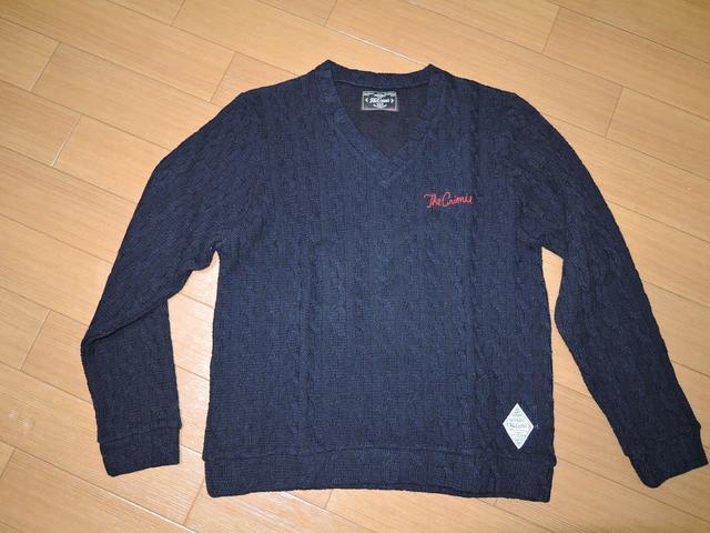 CRIMIEクライミーV字ニットS紺系 < ブランド CRIMIEクライミーV字ニットS紺系 < ブランドの