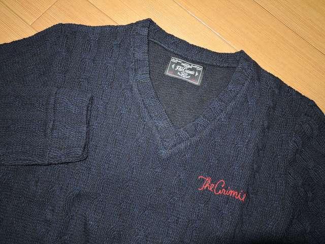 CRIMIEクライミーV字ニットS紺系 < ブランド CRIMIEクライミーV字ニットS紺系 < ブランドの