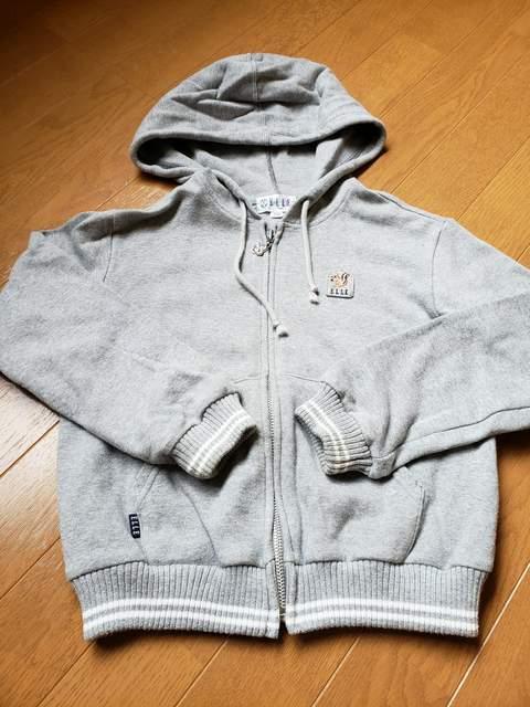 ☆美品☆ELLE エル☆グレースエットパーカー☆120 < キッズ/ベビー  ☆美品☆ELLE エル☆グレースエットパーカー☆120  < キッズ/ベビーの