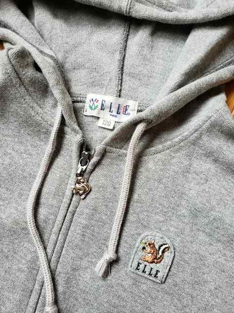 ☆美品☆ELLE エル☆グレースエットパーカー☆120 < キッズ/ベビー  ☆美品☆ELLE エル☆グレースエットパーカー☆120 < キッズ/ベビーの
