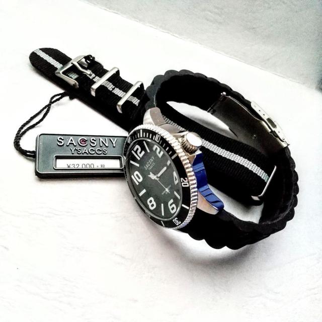 腕時計 ダイバーウォッチ SACSNY  Y'SACCS サクスニー イザック 20BAR 200M防水 ウレタンゴム ワンタッチ < 男性アクセサリー/時計  腕時計 ダイバーウォッチ SACSNY  Y'SACCS サクスニー イザック 20BAR 200M防水 ウレタンゴム ワンタッチ < 男性アクセサリー/時計の