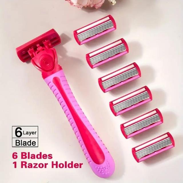 お試し価格590円★6層式マニュアルボディヘアレーザー女性用セーフティレーザーシェーバービキニトリマーヘアリムーバー ローズレッド < 香水/コスメ/ネイル  お試し価格590円★6層式マニュアルボディヘアレーザー女性用セーフティレーザーシェーバービキニトリマーヘアリムーバー ローズレッド  < 香水/コスメ/ネイルの